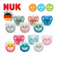 NUK Signature Silicone Soother Pacifier 2pcs/box | 0-6 Months | 6-18 Months | 18-36 Months | Made in Germany